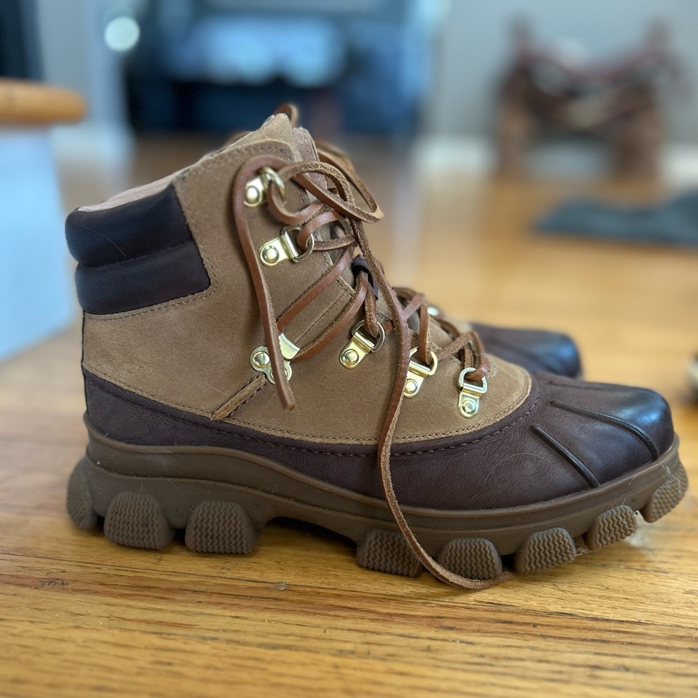 Sperry Leather/Suede Boots Size 8 The Summit Nubuck Tan/Brown NEW